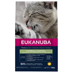 Comparer les prix de Eukanuba Hairball Control Adult, poulet - 10 kg