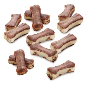 Comparer les prix de Os à mâcher bœuf Lukullus x5cm - Friandises pour chien