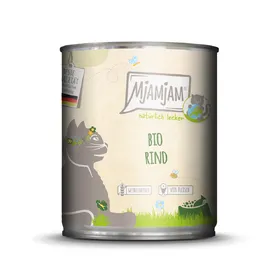 Comparer les prix de MjAMjAM Natürlich Lecker 6 x 800 g pour chat - bœuf bio