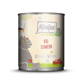 Comparer les prix de MjAMjAM Natürlich Lecker 6 x 800 g pour chat - porc bio