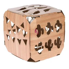 Meilleurs prix pour TIAKI boîte de jeu avec balle 26x26x26cm chat