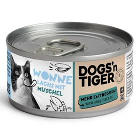 Comparer les prix de Lot Dogs’n Tiger Filet 24 x 70 g pour chat - saumon et moules
