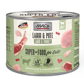 Comparer les prix de MAC's 6 x 200 g pour chat - agneau, dinde