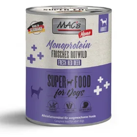 Comparer les prix de MAC's Mono Sensitive 6 x 800 g pour chien - gibier