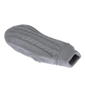 Comparer les prix de zooplus Basics pullover gris pour chien env. 35 cm longueur du dos chien