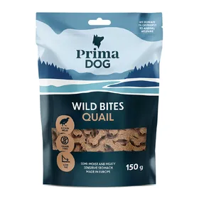 Meilleurs prix pour 150g PrimaDog Wild Bites Soft Snack Caille & Aubépine chien