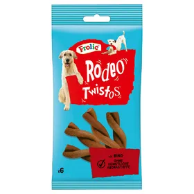 Meilleurs prix pour 18x6 pièces Frolic Rodeo Twistos au bœuf friandises pour chiens