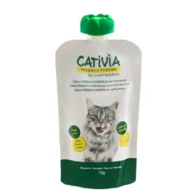 Meilleurs prix pour 115g Cativia Prebiotic Pudding Friandises pour chats