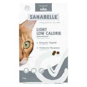 Comparer les prix de 8kg Light Low Calorie Sanabelle croquettes pour chat