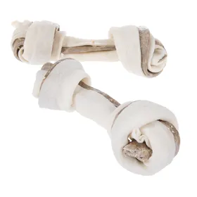 Comparer les prix de Barkoo Os à mâcher avec nœuds au sésame 3 os de 16 cm - Friandises pour chien