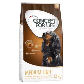 Meilleurs prix pour Medium Light Concept for Life - Croquettes pour Chien