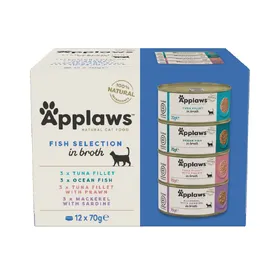 Comparer les prix de Adult sélection au poisson Applaws - Nourriture pour Chat