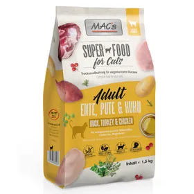 Comparer les prix de MAC's MAC’s Superfood for Cats Adult canard, dinde & poulet 1.5kg