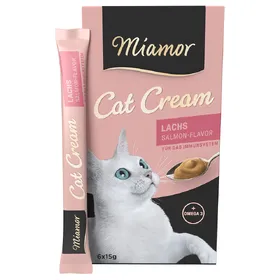 Meilleurs prix pour Miamor Cat Snack Crème au saumon - Friandises pour chat