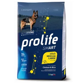 Meilleurs prix pour Poulet et riz pour adulte Prolife Smart - 12 kg