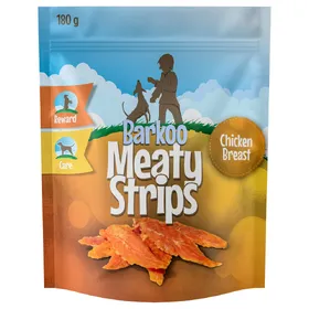 Comparer les prix de Barkoo Meaty Strips Blanc de poulet en lamelles - Friandises pour chien