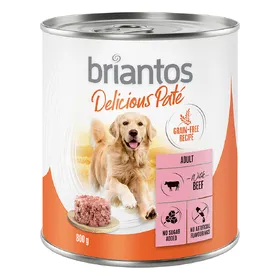 Meilleurs prix pour Briantos Delicious Paté 6 x 800 g pour chien - bœuf