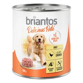 Comparer les prix de Briantos Delicious Paté 6 x 800 g pour chien - poulet