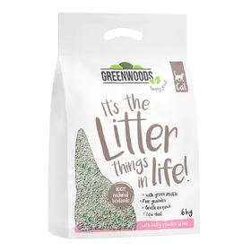 Comparer les prix de En argile naturelle et zéolite Greenwoods - Litière pour Chat