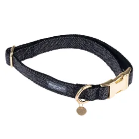 Meilleurs prix pour Collier Nomad Tales Calma, ébène pour chien - taille S : tour de cou 30 - 46 cm, l 15 mm