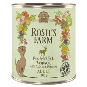Comparer les prix de Adult gibier, faisan, saumon Rosie's Farm - Pâtée pour chien