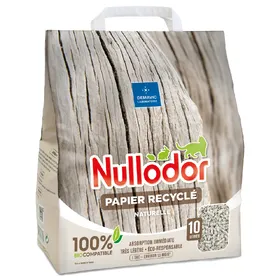 Comparer les prix de Litière Nullodor Papier Recyclé - pour chat