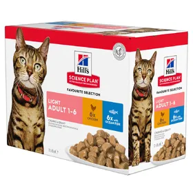 Comparer les prix de Adult Light poulet Hill's Science Plan - Nourriture pour Chat