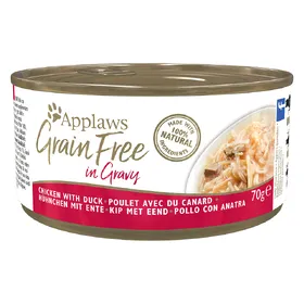 Meilleurs prix pour Applaws Grain Free en sauce poulet, canard - Pâtée pour chat