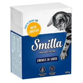 Meilleurs prix pour Smilla Bouchées crevettes en gelée - Pâtée pour chat