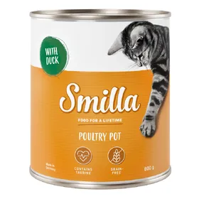 Comparer les prix de Smilla volaille, canard - Pâtée pour chat