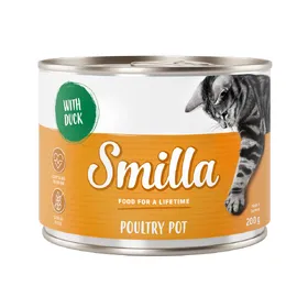 Meilleurs prix pour Volaille, canard Smilla nourriture humide pour chat