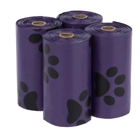 Comparer les prix de Rouleaux de 15 sacs à excréments parfumés, coloris violet, senteur lavande