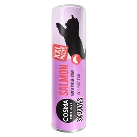 Comparer les prix de Cosma Snackies XXL saumon Friandises pour chat - Friandises lyophilisées pour chat