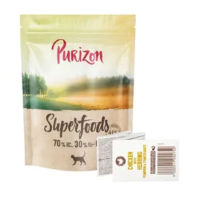Meilleurs prix pour 400g Superfoods Poulet Purizon croquettes pour chat