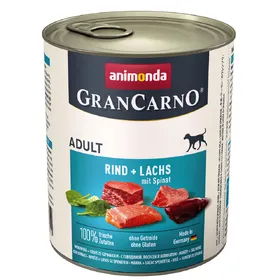 Comparer les prix de Original bœuf, saumon, épinards Animonda GranCarno - Pâtée pour chien