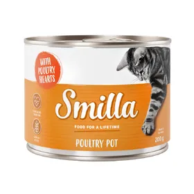 Comparer les prix de Smilla Volaille 6 x 200 g - volaille, cœurs de volaille