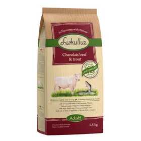 Meilleurs prix pour Lukullus, bœuf Charolais & truite - 4 x 1,5 kg