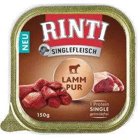 Meilleurs prix pour RINTI Viande pure 10 x 150 g pour chien - pur agneau