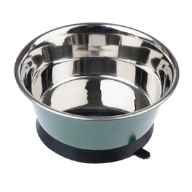 Meilleurs prix pour Gamelle Modern Living Denver avec fixation, vert foncé pour chien et chat - capacité : 1,2 L, 17 cm de diamètre