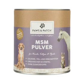 Meilleurs prix pour PAWS & PATCH MSM poudre aliment simple chien