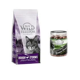 Comparer les prix de Wild Freedom Adult Rough Storms canard, sans céréales pour chat - 2 kg