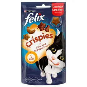 Meilleurs prix pour Felix Crispies Friandises pour chat - bœuf, poulet (45 g)