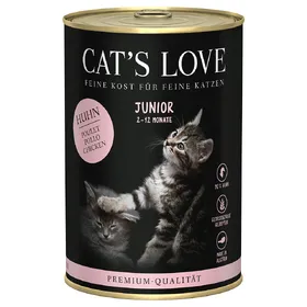 Meilleurs prix pour Cat's Love 6 x 400 g pour chat - Junior poulet