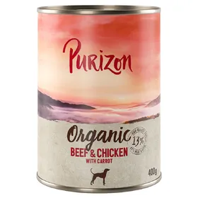 Comparer les prix de Purizon Adult bœuf bio, poulet bio - Pâtée pour chien