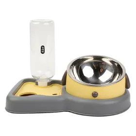 Meilleurs prix pour Distributeur d’eau et de nourriture 2-en-1 TIAKI pour chien et chat