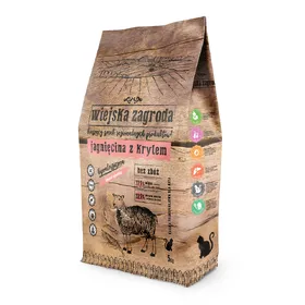 Comparer les prix de Wiejska Zagroda agneau, krill pour chat - 2 x 5 kg