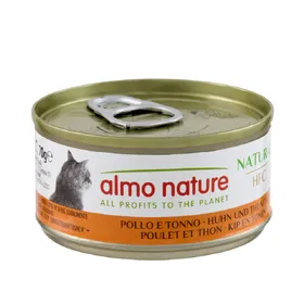Comparer les prix de Lot Almo Nature 24 x 70 g pour chat - poulet, thon