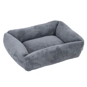 Comparer les prix de Panier pour chien Lazy Bear de TIAKI, gris foncé, taille L&nbsp;: 100 x 80 x 20 cm, pour chien