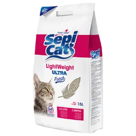 Meilleurs prix pour Litière Sepicat LightWeight Ultra Fresh pour chat - 2 x 15 l