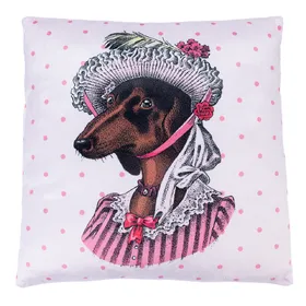 Comparer les prix de Coussin Smartpet  "Funny Dogs" pour chien - rose : L 40 x l 40 cm